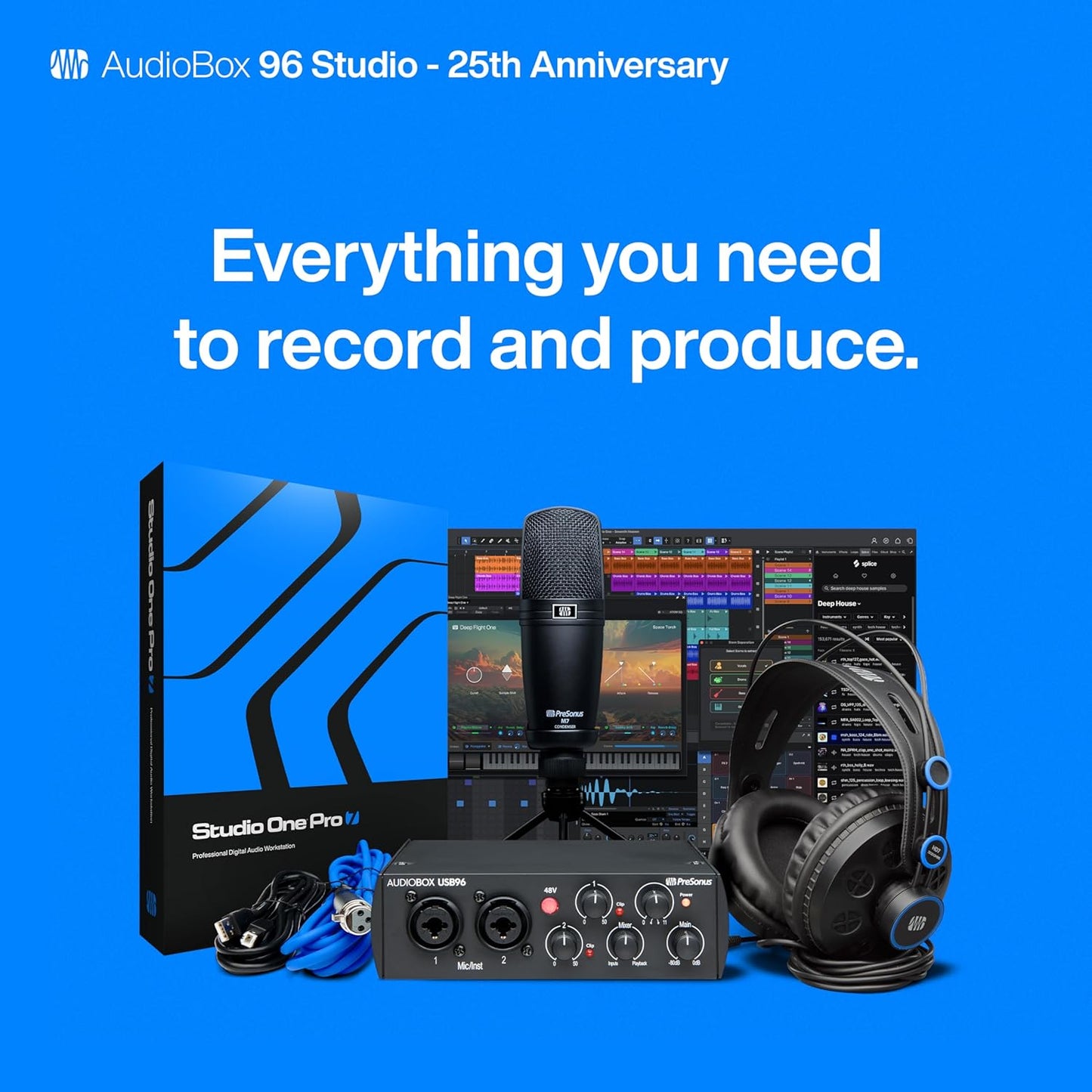PreSonus AudioBox USB 96 Studio with Studio One Pro Software