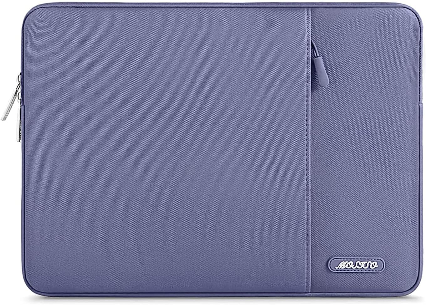 MOSISO Laptop Case 13 inch, 13 inch Laptop Sleeve Compatible with MacBook Air M4 M3 M2 M1 2025-2018 / Pro M2 M1 2025-2016, Polyester Vertical Computer Sleeve Bag with Pocket, Lavender Gray