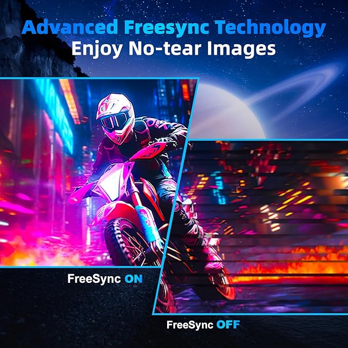 27 inch Gaming Monitor 300Hz, QHD 1440P, 0.8ms Frameless, Ultra Slim Computer Monitor, Height/Pivot/Swivel/Tilt Adjustable Vertical Monitor, Support FreeSync, VESA, DP*2, HDMI*2