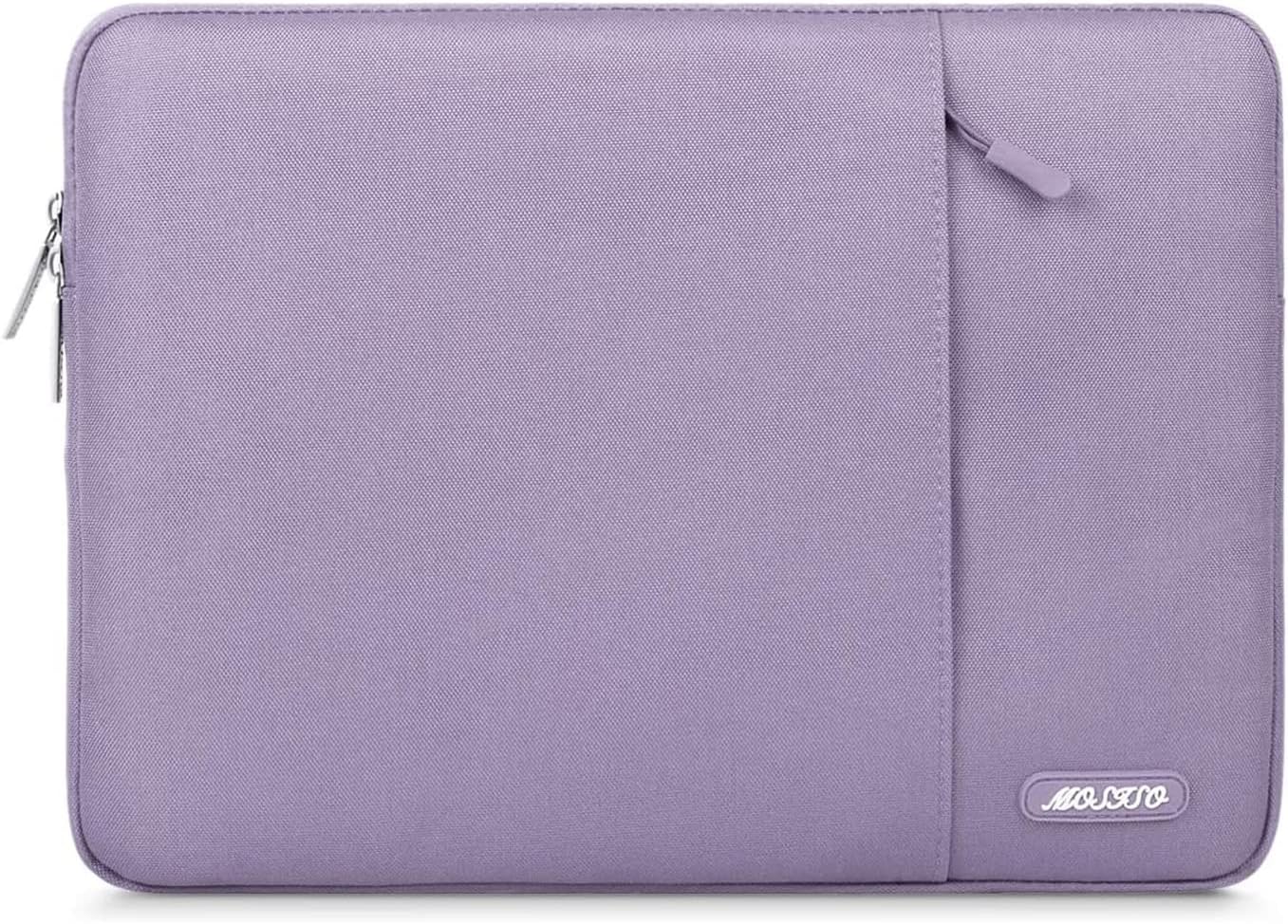 MOSISO Laptop Case 14 inch, 14 inch Laptop Sleeve Compatible with HP Lenovo Dell ASUS Acer, HP Stream, Dell Latitude, Lenovo IdeaPad, Polyester Vertical Computer Sleeve Bag with Pocket, Purple