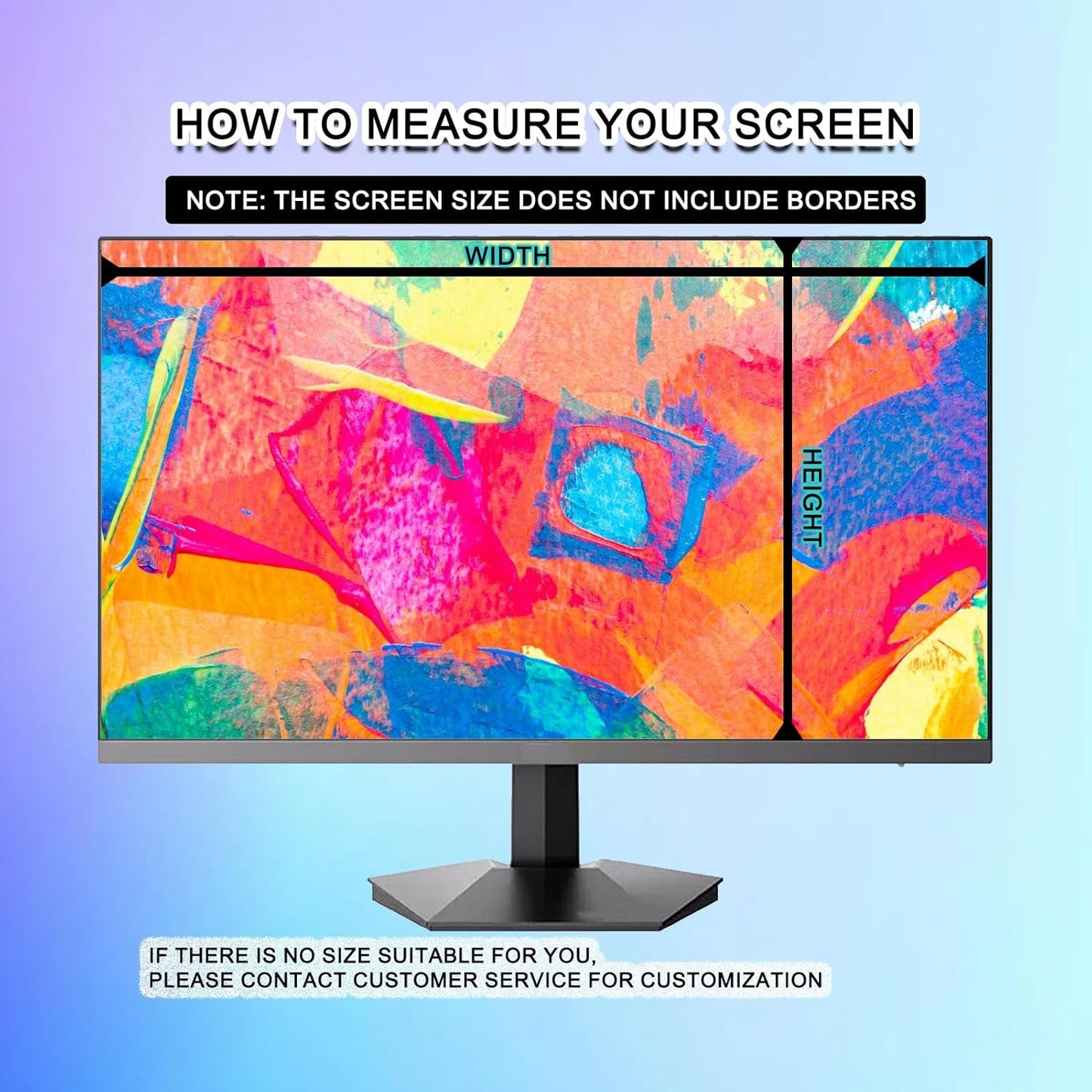 Computer Privacy Screen 24.5 Inch Removable Privacy Shield Anti Glare Monitor Protector, Two Installation Method, 16:9 Aspect Ratio Widescreen, Anti-Glare/Anti Blue Light/Anti Scratch Film