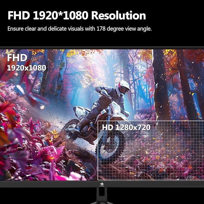 24.5" Gaming Monitor 240Hz, Z-Edge UG25F FHD 1920x1080 Computer Monitor, 1ms Frameless LED, Contrast Ratio 5000:1