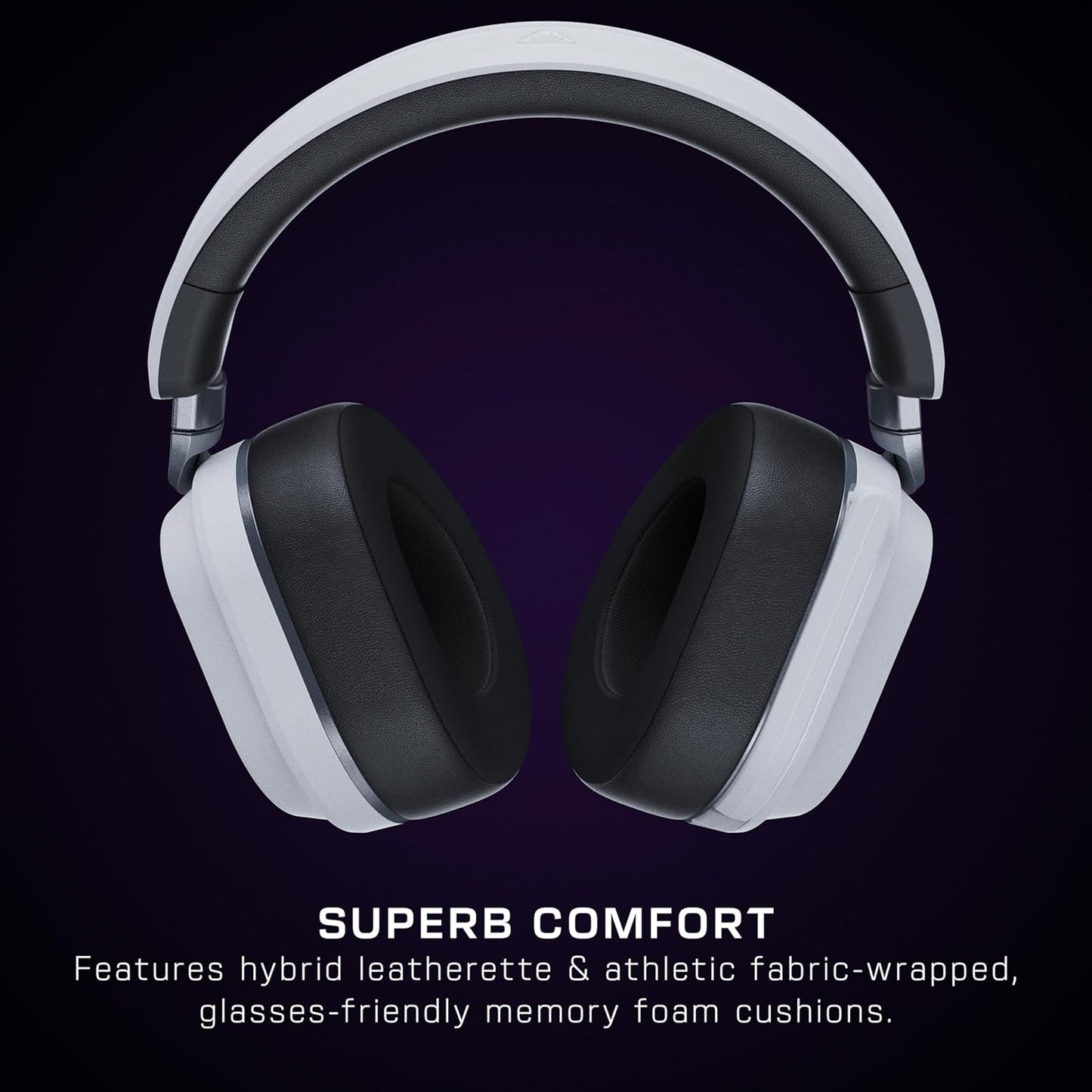 Turtle Beach Stealth 700 Gen 3 Wireless Multiplatform Amplified Gaming Headset for PS5, PS4, PC, Mobile – 60mm Drivers, AI Noise-Cancelling Mic, Bluetooth, 80-Hr Battery, Dual Transmitters – White