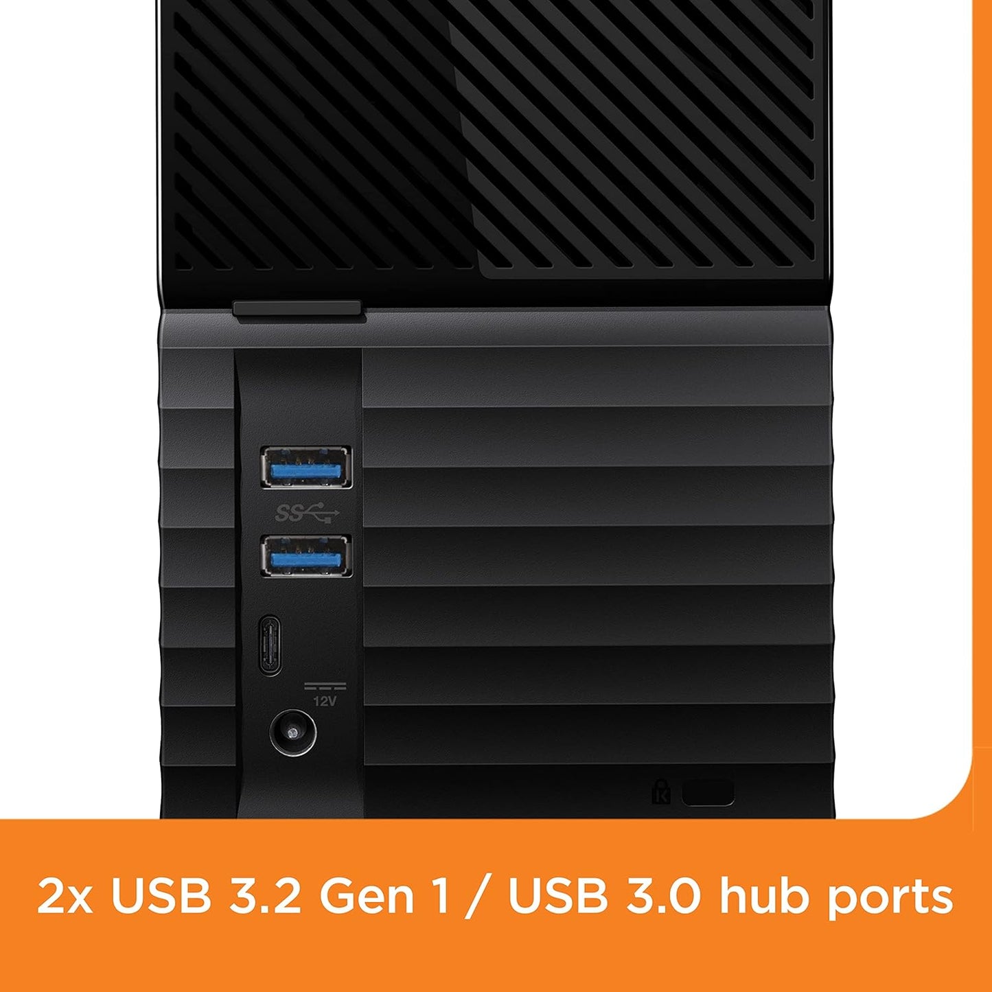 WD 16TB My Book Duo Desktop RAID External Hard Drive HDD, USB 3.1, With Password Protection and Auto Backup Software - WDBFBE0160JBK-NESN