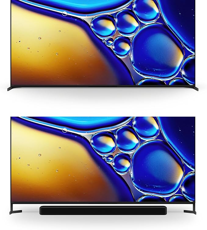 Sony BRAVIA 8 II 55 Inch TV, QD OLED, 4K Smart Google TV, XR Processor with AI Technology, Ultra Slim Design, 120hz Television, Dolby Vision/Atmos, Exclusive Features for PS5, K-55XR80M2, 2025 Model