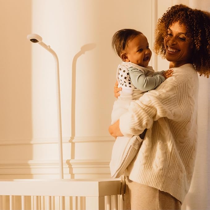 Nanit Pro Smart Baby Monitor - 1080p Wi-Fi Video Camera, 2-Way Audio, See Your Baby from Anywhere, Sound/Motion/Cry Notifications, Night Vision