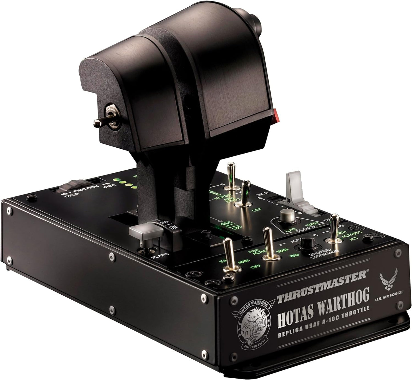 Thrustmaster HOTAS Warthog Flight Stick, Throttle and Control Panel for Flight Simulation, Official Replica of the U.S Air Force A-10C Aircraft (Compatible with PC)