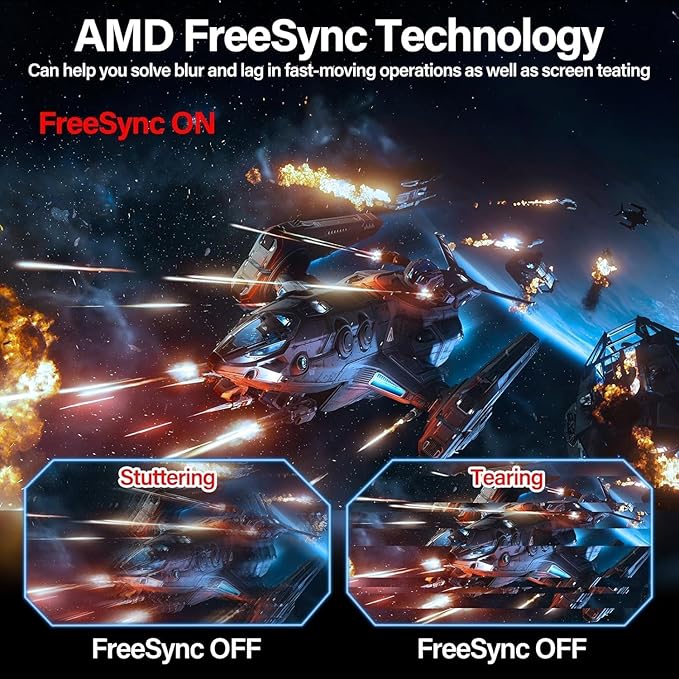 ZZA 34 Inch Monitor Curved Ultrawide,34 Inch Gaming Curved Monitor R1500 144hz Refresh WQHD 3440x1440,Computer Monitors 1ms, FreeSync & G-Sync,HDR10,122% sRGB,VESA