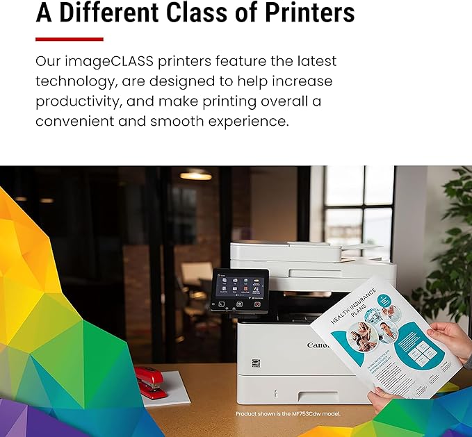 Canon Color imageCLASS MF665Cdw - Wireless Duplex Laser Printer, All-in-One with Copier, Scanner, Fax, Auto Document Feeder, 3 Year Limited Warranty, 22 PPM