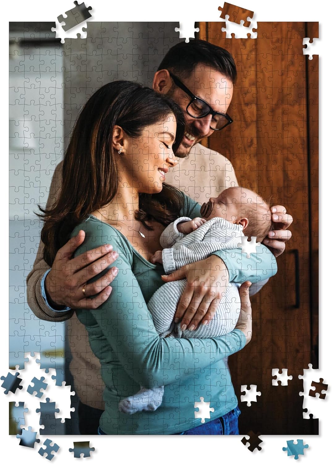 Photo Puzzle, Pet, Wedding, Family Reunion Puzzle - 500 Piece, Custom Jigsaw Puzzle for Adults (Vertical/Portrait) - I See Me!