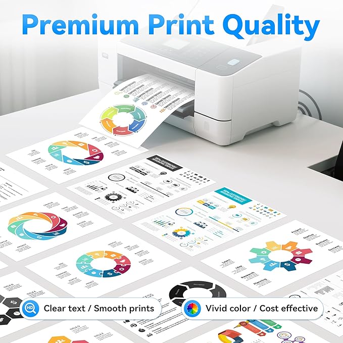 206A Toner Cartridge 4 Pack High Yield Replacement for M283fdw M283cdw Toner Compatible for 206A 206X Work for HP Color LaserJet Pro M255dw M255nw MFP M283fdw M283cdw M282nw M283fdn Printer(BK/C/Y/M)