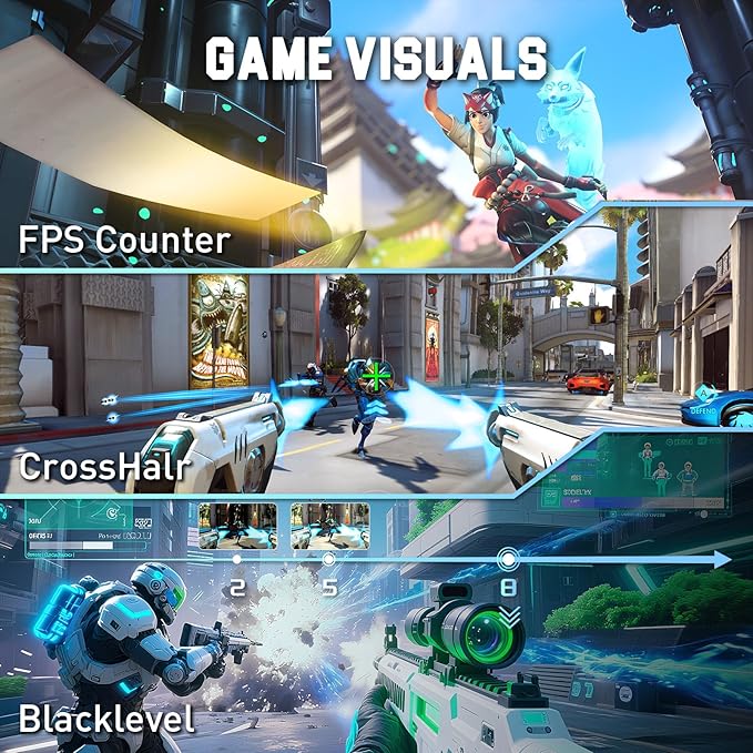 SANSUI Gaming Monitor 27" 1440P 200Hz 180Hz WQHD 2560×1440-AMD FreeSync 1ms DCI-P3 95% Fast IPS Computer Monitor,Height Adjustable Vertical/Horizontal Rotating, 2×DisplayPort/HDMI 丨HDR丨Low Motion Blur