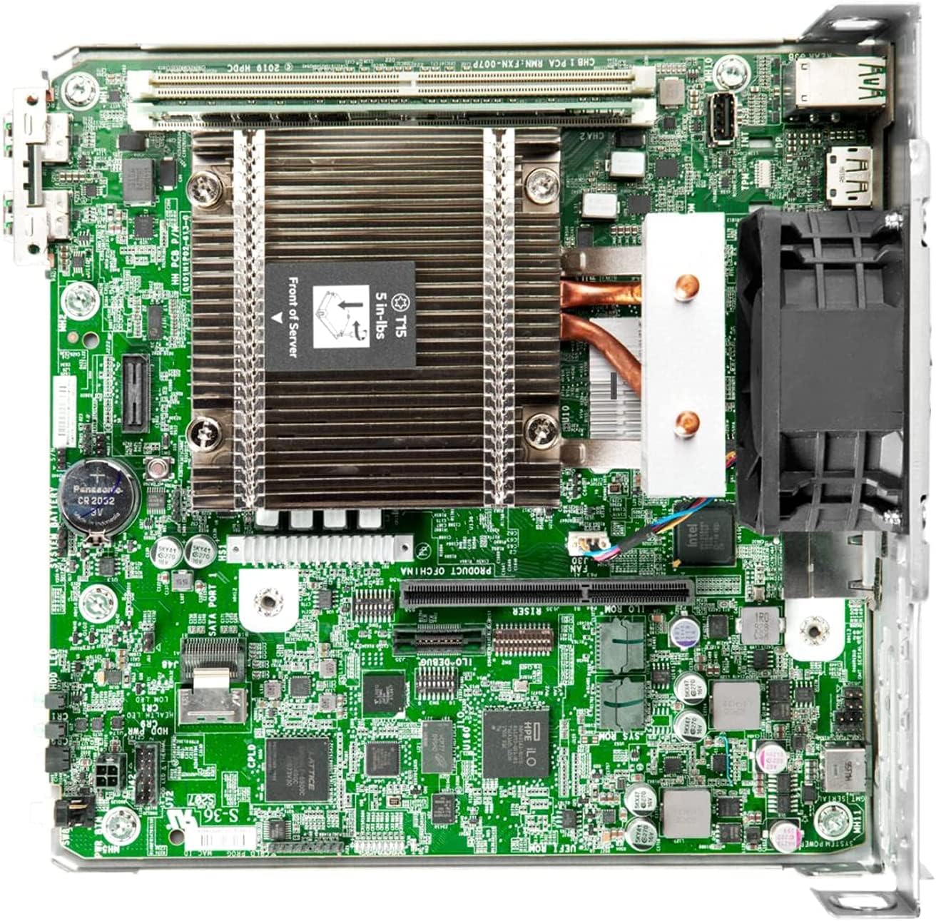 Hewlett Packard Enterprise HPE ProLiant MicroServer Gen10 Plus v2 Ultra Micro Tower Server for Small Business, Xeon E-2314 2.8GHz, 64GB Memory, 16TB HDD Storage, RAID, iLo, Server 2022 Essentials