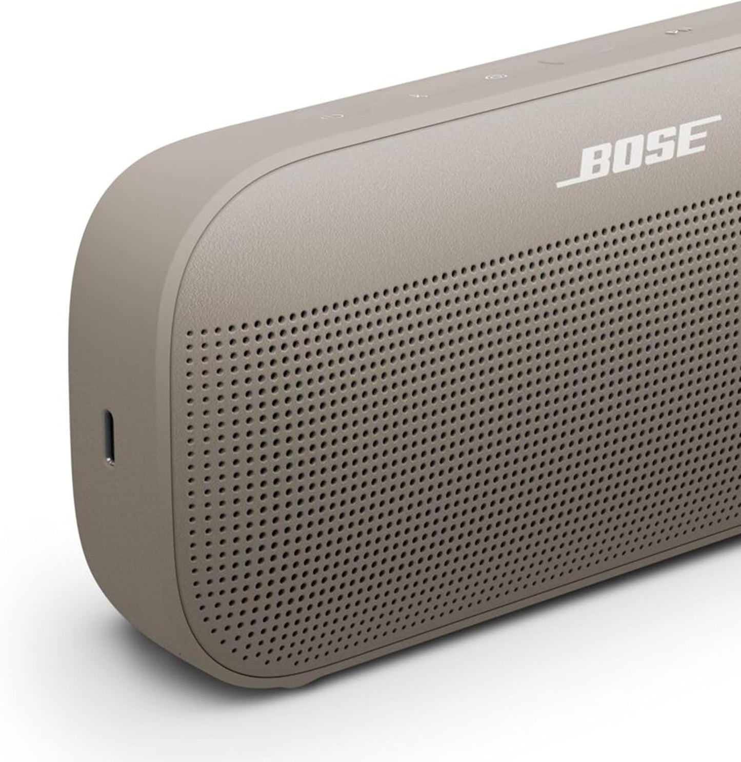 Bose SoundLink Flex Portable Bluetooth Speaker (2nd Gen), Portable Outdoor Speaker with Hi-Fi Audio, Up to 12 Hours Battery Life, Waterproof and Dustproof, Sandstone