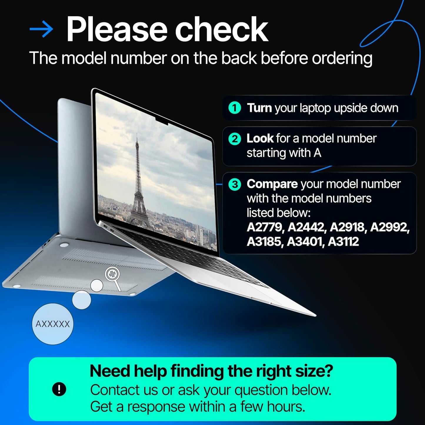 Magnetic Privacy Screen Compatible with MacBook Pro 14" 2021, 2022, 2023, 2024, M1, M2, M3, M4 Anti-Blue Light Laptop Screen Protector Filter Blue Light Blocking Filter