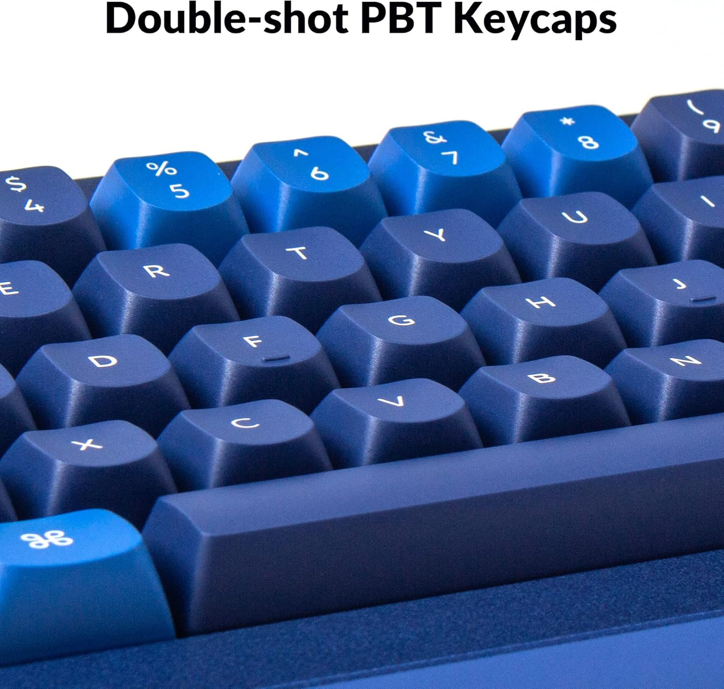 Keychron Q2 Wired Custom Mechanical Keyboard, QMK/VIA Programmable Macro, Full Aluminum, Hot-Swappable Gateron G Pro Blue Switch, 65% Layout Double Gasket Compatible with Mac and Windows - Blue