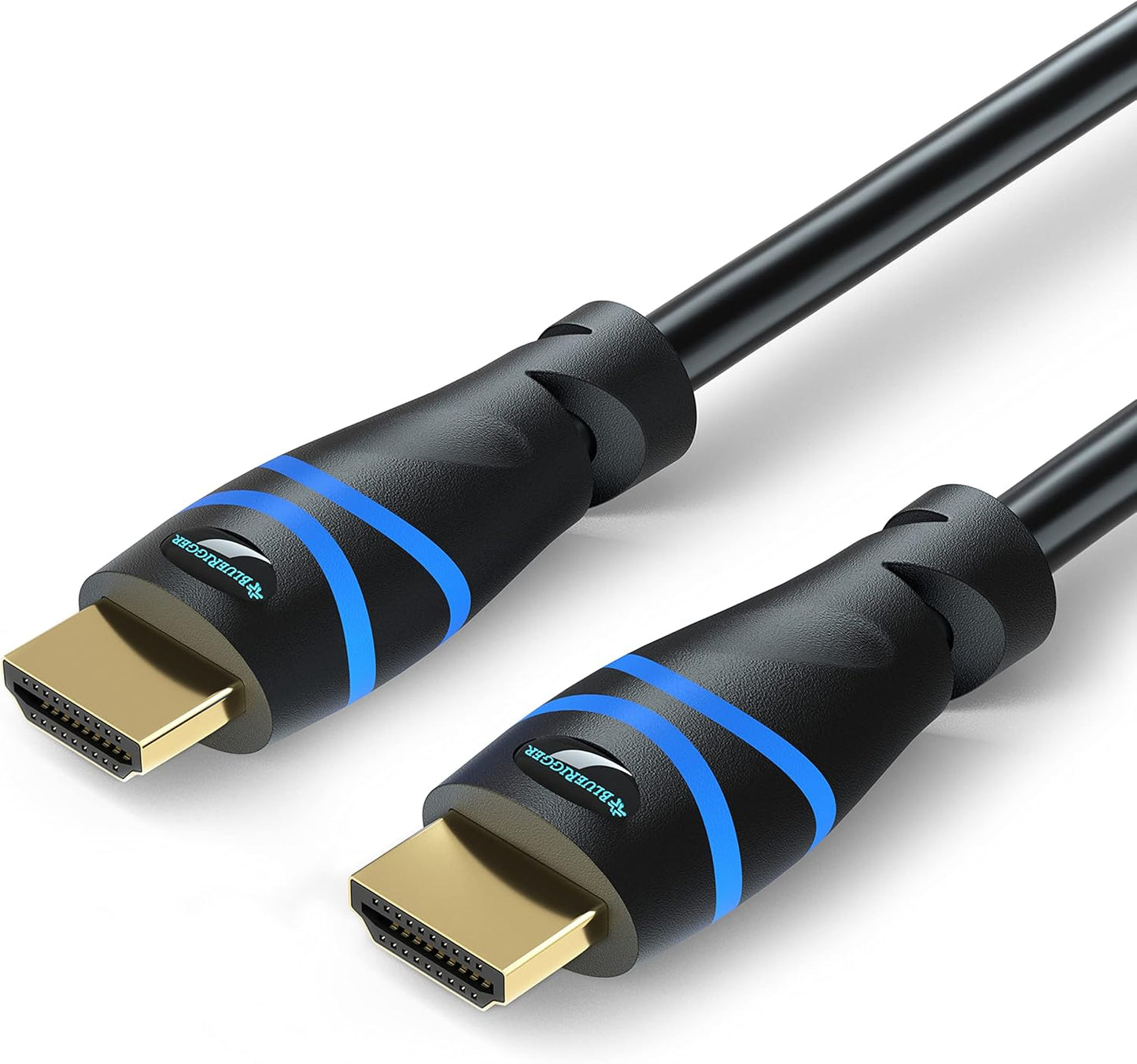 BlueRigger 8K HDMI Cable 10FT- 4 Pack, (8K 60Hz HDR, HDCP 2.3, High Speed 48Gbps) - Compatible with PS5/PS4, Xbox, Roku, Apple TV, HDTV, Blu-ray, PC