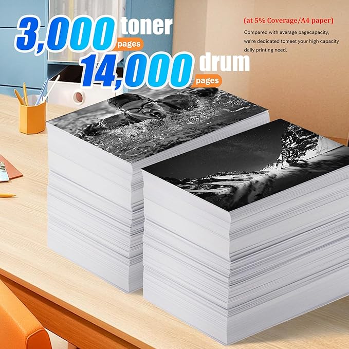 3-Pack TN660 DR630 Black Toner Cartridge and Drum Unit, Replacement for Brother HL-L2300D L2305W L2315DW L2320D L2340DW L2380DW MFC-L2680W L2700DW L2705DW L2720DW L2740DW DCP-L2520DW L2540DW Printer
