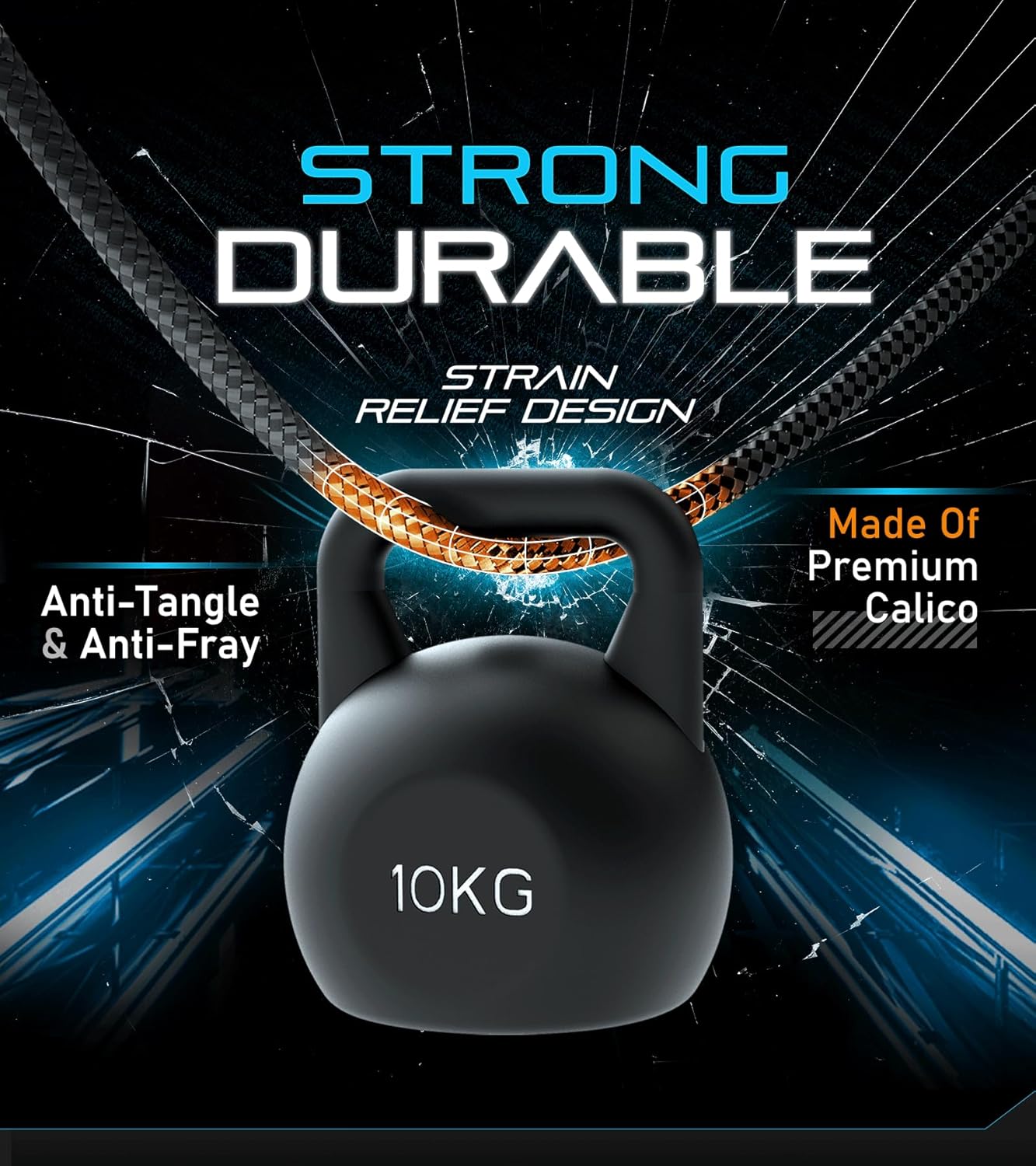 Futurizta Tech [Upgraded] Zeus-X 6 in 1 Universal Multi Cable (1.6ft/0.5m) Fast Charging 60W Laptop PD, QC3.0 & 27W iPhone Fast Charging & Data Sync, Military Grade Braided with Cable Organizer Strap