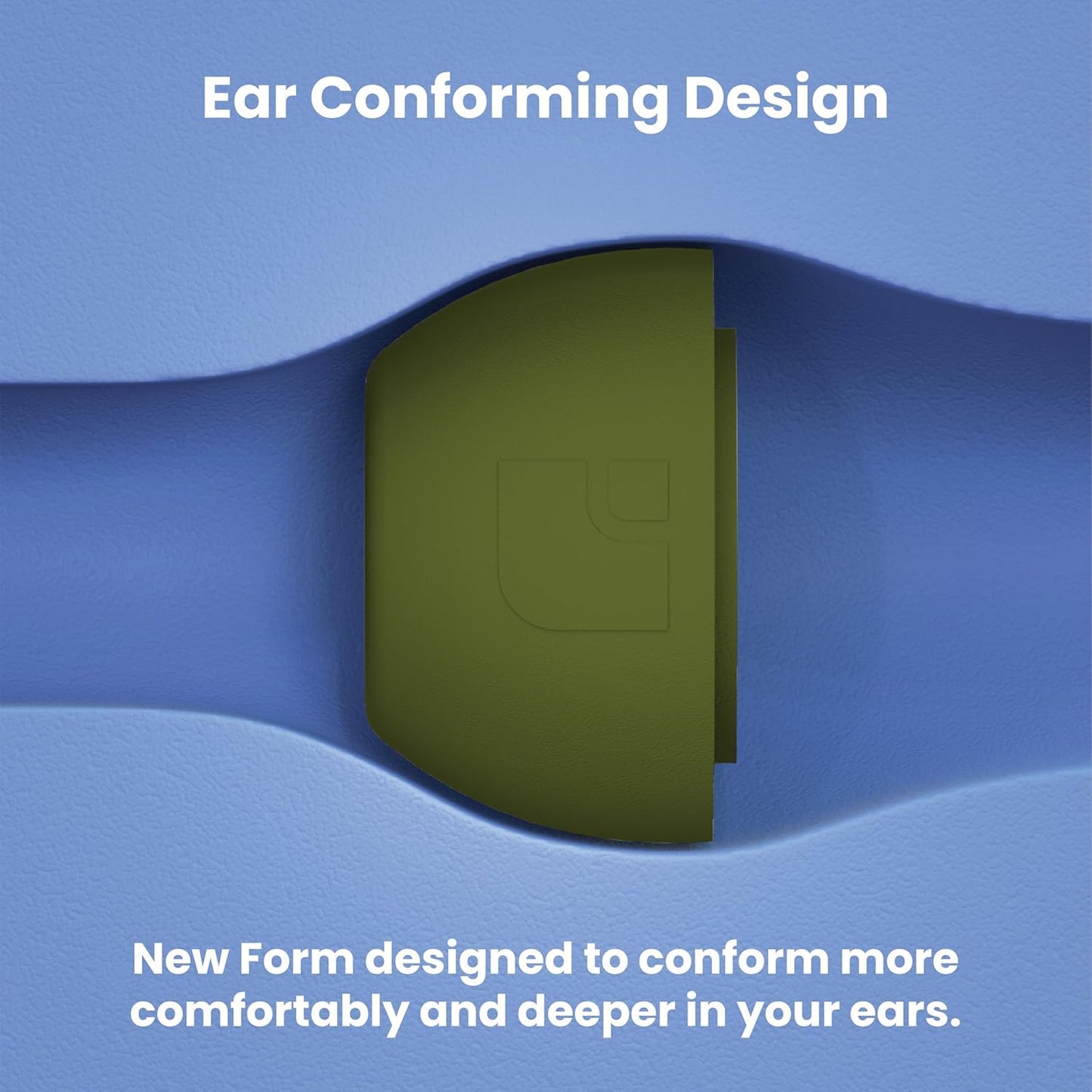 Foam Masters Ultra-Premium Memory Foam Ear Tips for AirPods Pro 1st & 2nd Gen | 3 Pairs | Black Magic Ver 6.0 | Secure | Comfort | Better Noise Cancel | Replacement Buds – OD Green, Small