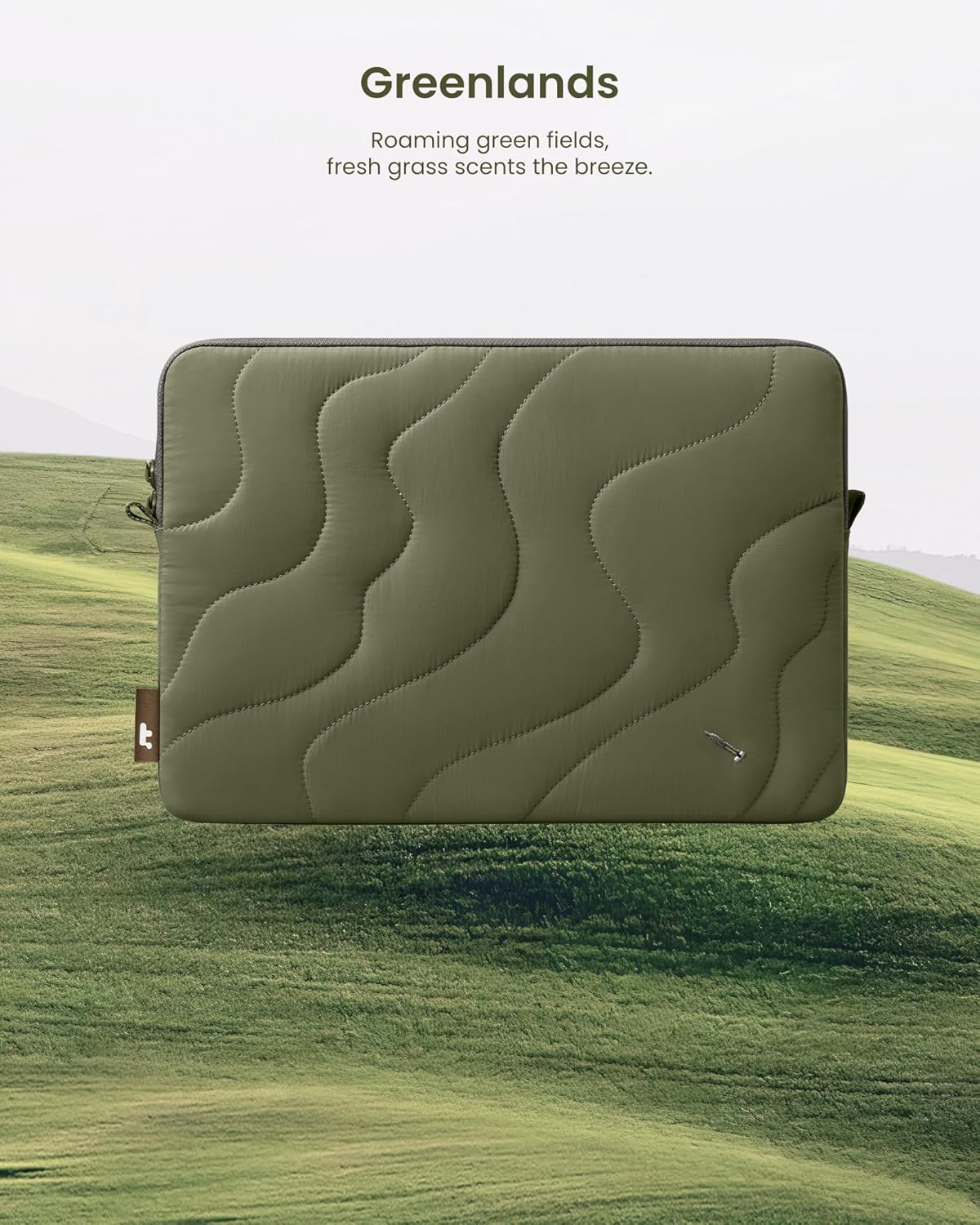 tomtoc 360 Protective Puffy Laptop Sleeve for 13-inch MacBook Air M4(2025)/M3/M2/M1 A3240 A3113, MacBook Pro M2/M1, iPad Air (M3/M2)/Pro M4, Quilted Soft Puffer Bag for 13-inch Surface Pro Copilot+PC