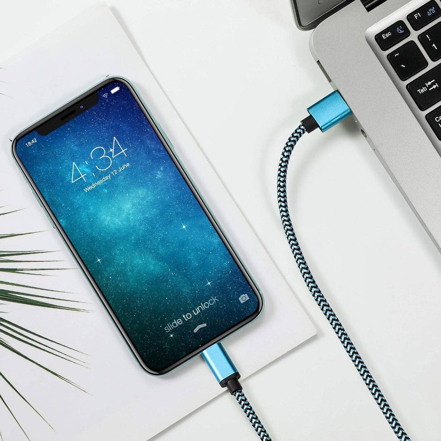 RoFI Micro USB Cable 15ft with 3A Fast Charging, Extra Long and Extremely Durable Nylon Braided Charger Cord for Galaxy S7/S6/J8/J7 Note 5,Kindle,LG,PS4,Camera,Xbox One and More (Black)