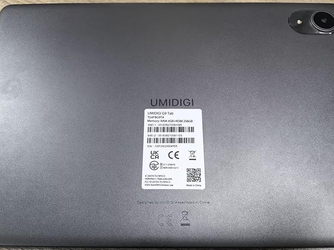 UMIDIGI G9 Tab 11 Inch,Android 14 Tablet Dual SIM Card Slots 8GB+256GB+1TB Expand,Android Tablet with Stylus&Case 7200mAh and 13+8MP Cameras,Cellular with Face Unlock,GPS,FM(Gray)