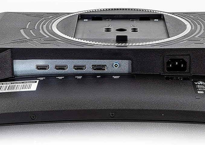 YEYIAN Sigurd 3500 32” Curved PC Gaming Frameless LED Monitor, 1080P HD, 165Hz, 1ms, 3000:1, 16:9, 178°, 16.7M Colors, AMD FreeSync, DP/HDMI, VESA Mountable, Tilt/Height/Pivot Adjustable