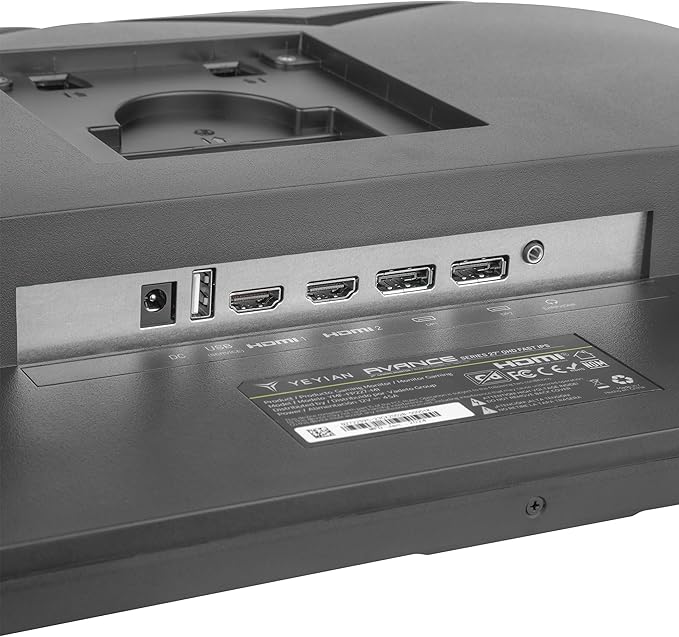 YEYIAN 27 inch 1440P QHD PC Gaming Fast IPS 2K Monitor | AMD FreeSync Premium 180Hz Refresh 1ms Response | 120% sRGB 178°Angel Tilted HDR 10 G-sync | 2 Display Port 1.4 & 2 HDMI 2.1 & Type A Input