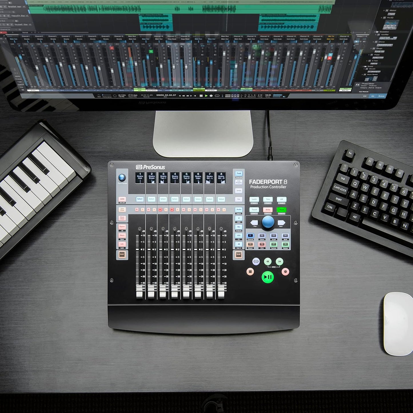 PreSonus FaderPort 8 DAW Controller with Studio One Pro Software