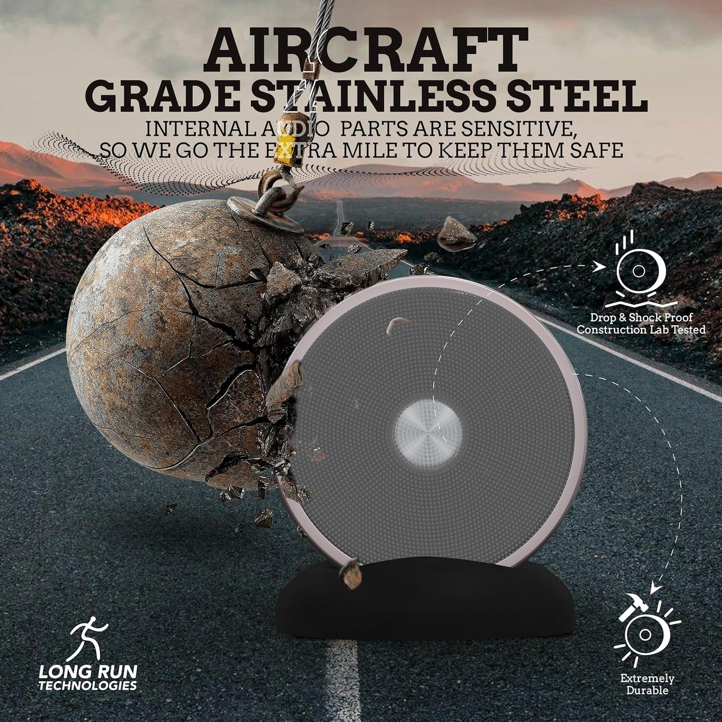 Stereo Bluetooth Speakers - Wireless Computer Speaker for Desktop Laptop PC for Boys & Girls Sister Brother Mom & Dad - Bluetooth Stereo Speakers Home Theater Gaming Rose Gold