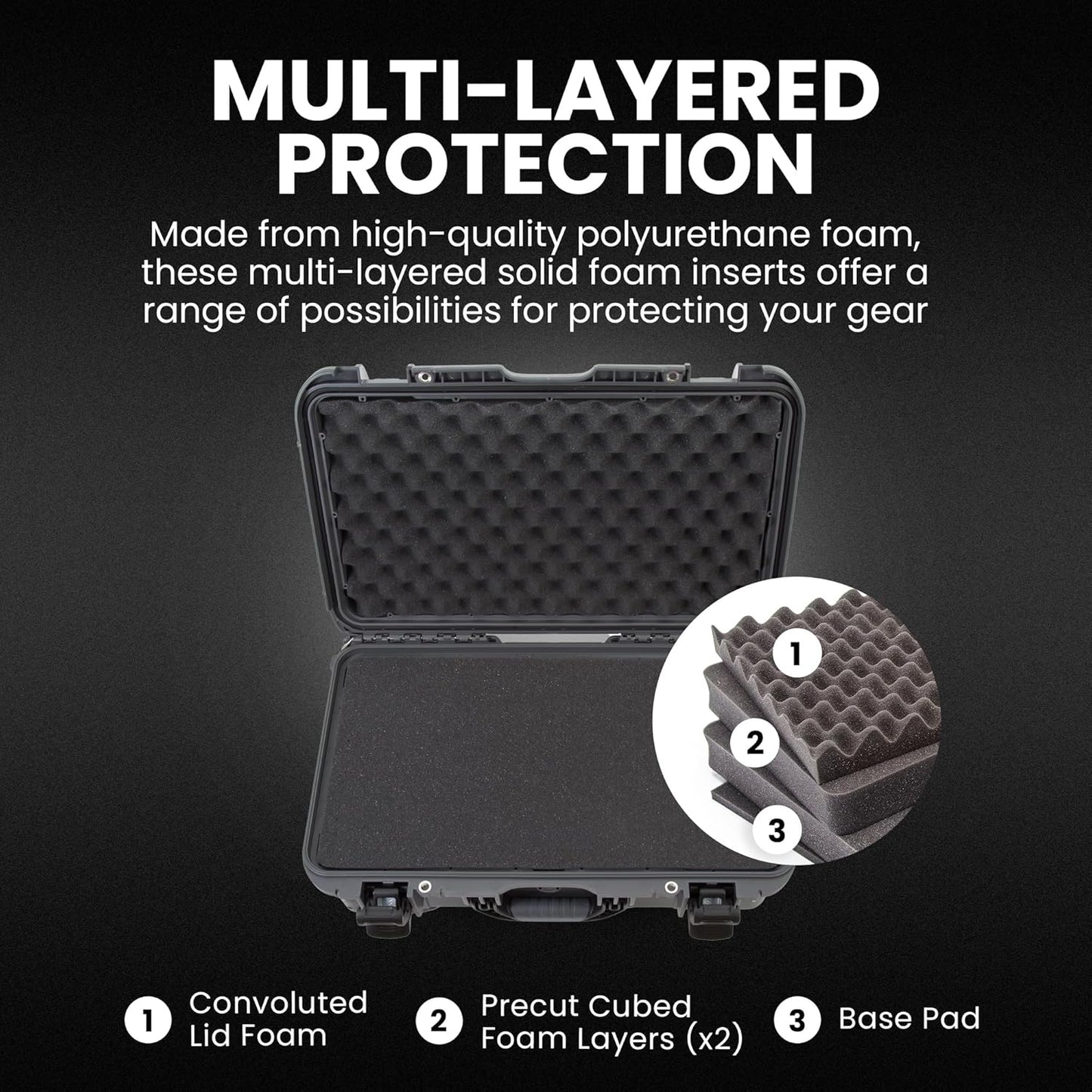NANUK Wheeled Series 935 Lightweight NK-7 Resin Waterproof Protective Case