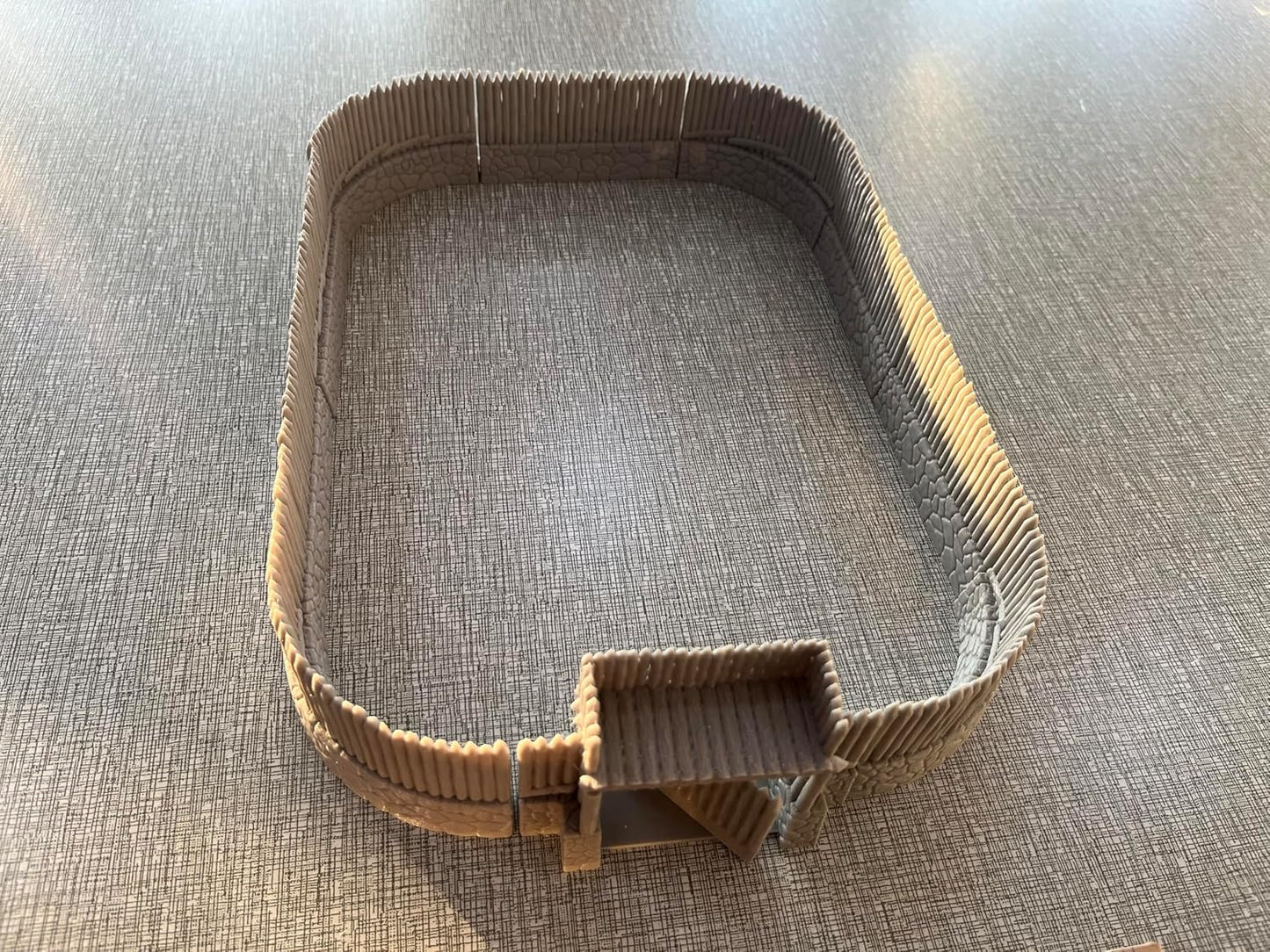 HAUTICO Tabletop RPG Village Wall Scenery and Wargame Terrain for 18mm Miniatures (Simple Edition)