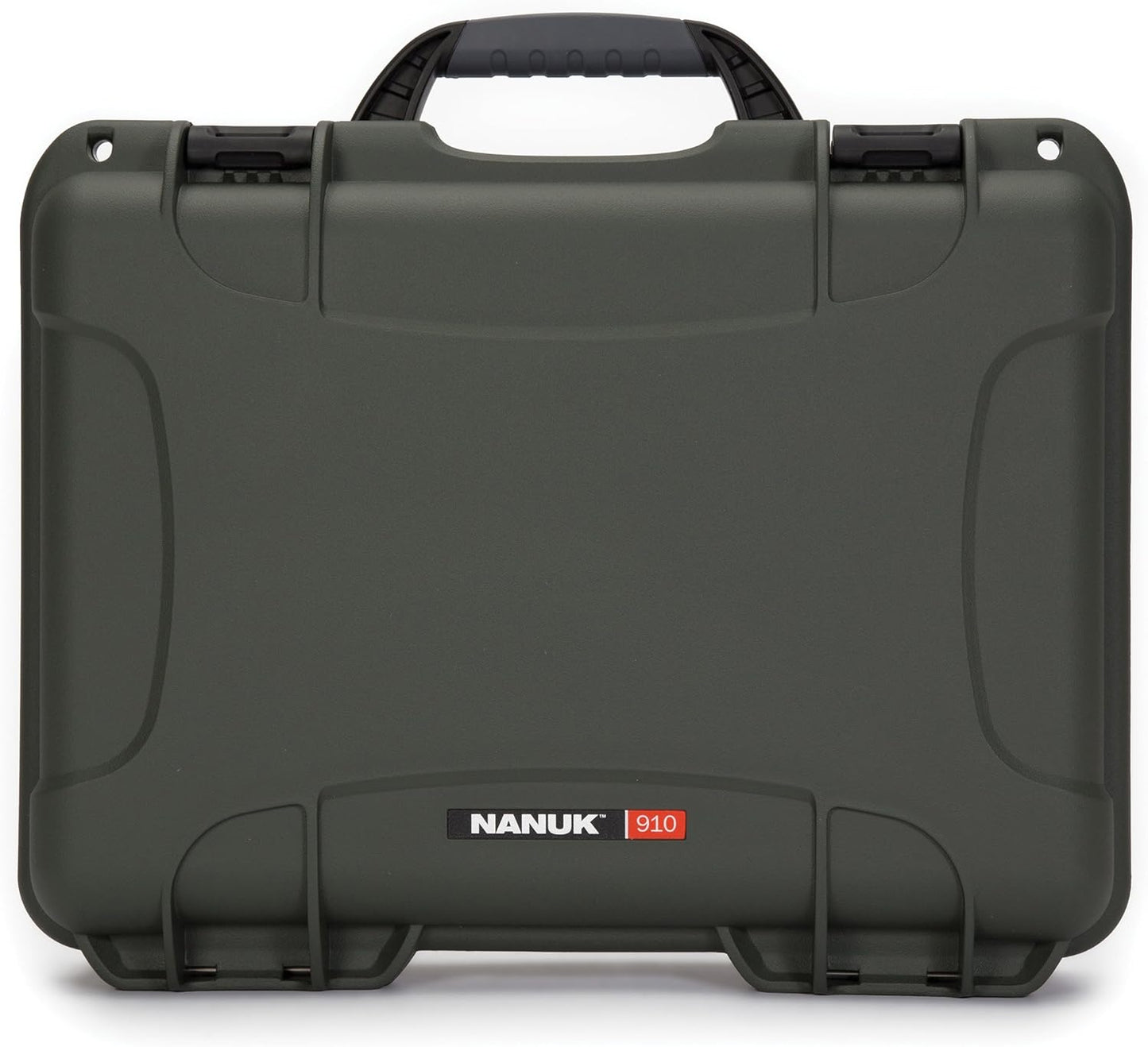 NANUK Medium Series 910 Lightweight NK-7 Resin Waterproof Protective Case for Camcorder or Mirrorless Camera Kit, Olive
